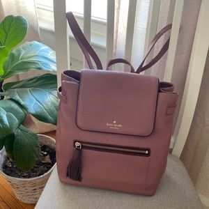 Kate Spade Backpack in mauve pink